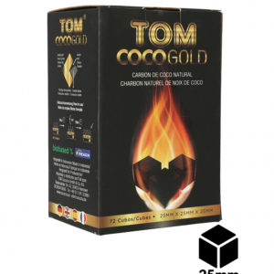 Pack plaque chauffante allume charbon + 1 kg charbon naturel tom coco gold  jaune -chicha/narguilé TOM COCO